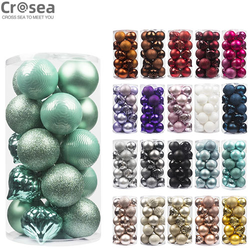 Christmas tree ornaments decoration glass plastic ball