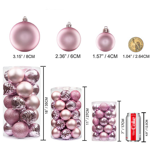 Christmas tree ornaments decoration glass plastic ball