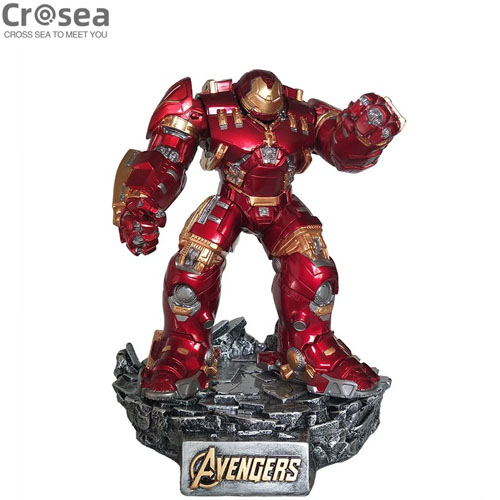 Wholesale custom Iron Man anti-Hulk armor animation model resin GK statue