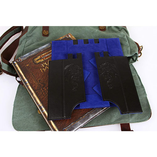 Draco Castle Foldable Dice Tray and Dice Tower - Foldable DND Dice Tray and Dice Rolling Tray Tower - Perfect for Dungeons and Dragons RPG and Tabletop Gaming
