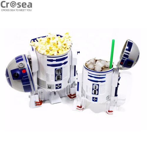 3D plastic custom popcorn bucket Disney Mikey/star wars black knight