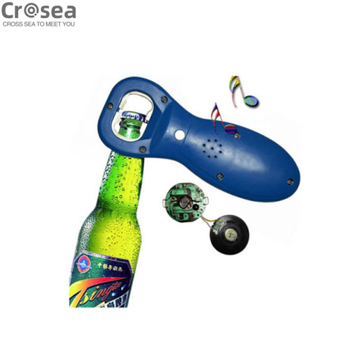 Beer Bottle openner with customized sound & logo printing for promotion