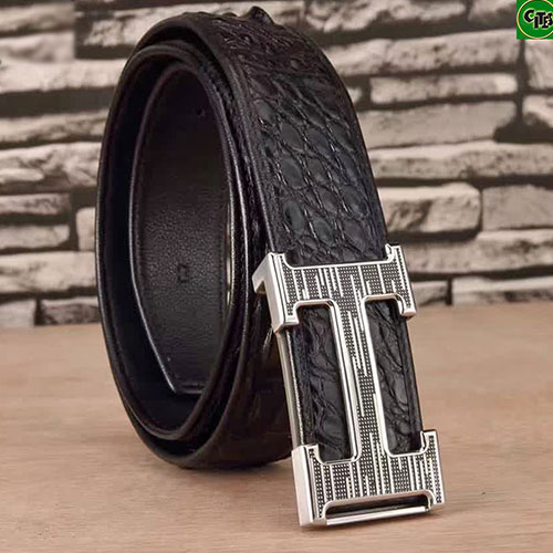 High quality genuine python skin belt for men