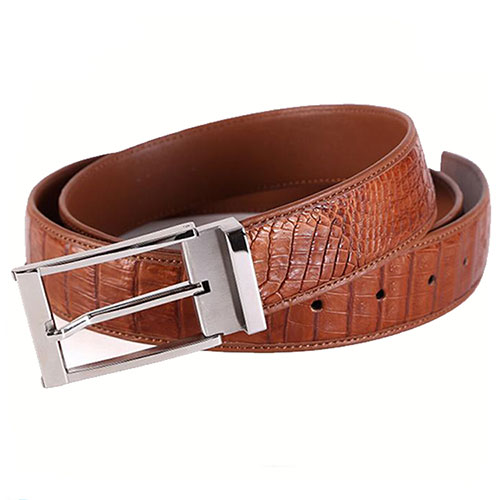 High quality genuine python skin belt for men