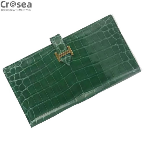 Fashion design genuine crocodile leather wallet