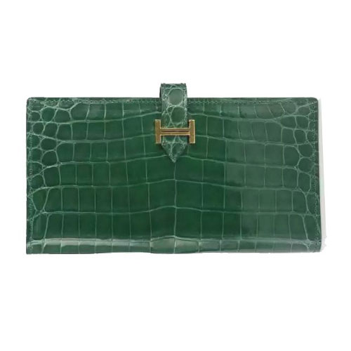 Fashion design genuine crocodile leather wallet