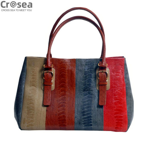 Fashion lady's Genuine Ostrich Foot skin handbag 