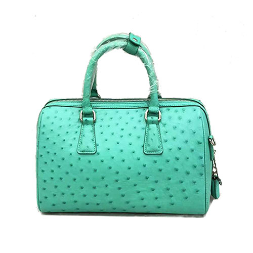 Fashion lady's Genuine Crocodile Leather handbag glossy green