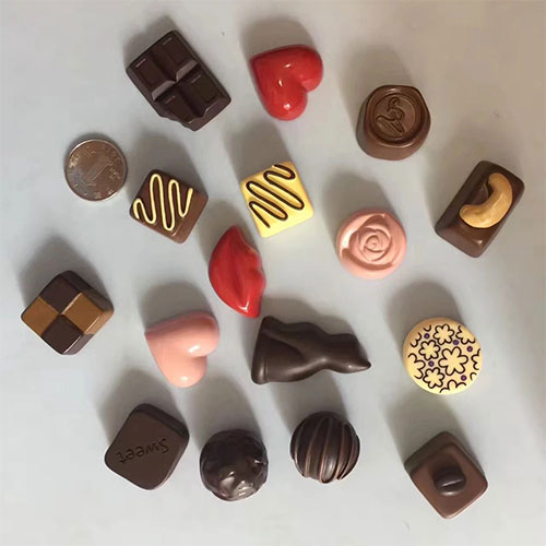 Wholesale Custom resin 3D chocolate fridge magnet