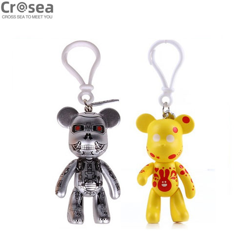 Custom made promotional best selling Bear key chain for sale with Carabiner 