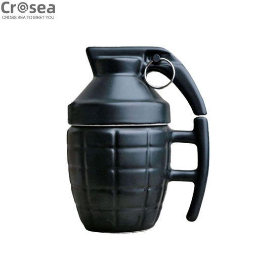 280ML Creatives Grenade Coffee Mugs Practical Water cup with Lid Funny Gifts Granada creativa taza de cafe