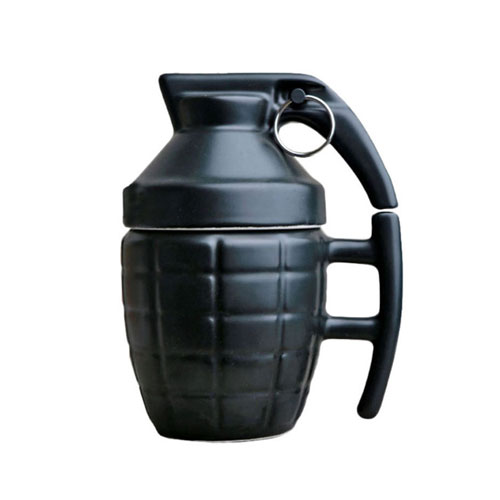 280ML Creatives Grenade Coffee Mugs Practical Water cup with Lid Funny Gifts Granada creativa taza de cafe