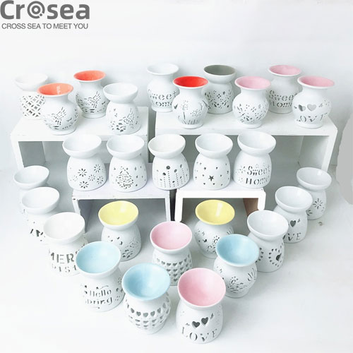 Aroma fragrance Tealight candle holder ceramic oil burner