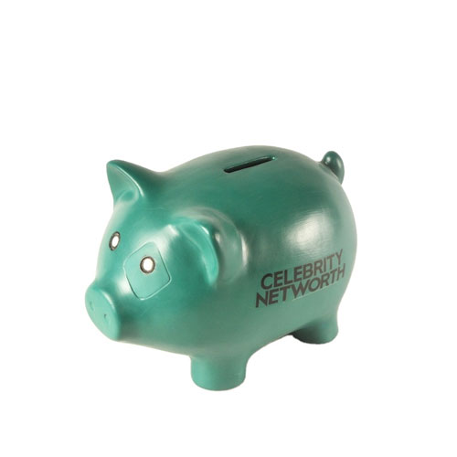 Creative big pig shaped piggy ceramic coin bank