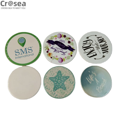 Ceramic Beer mat holder absorbent coaster for bar 