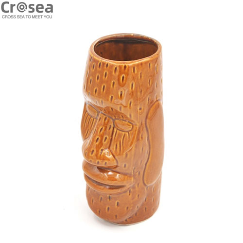 Personalized decorative ceramic cocktail coffee tiki mugs