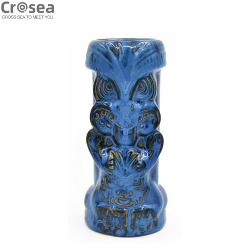 3D wholesale custom ceramic tiki mug for promotion