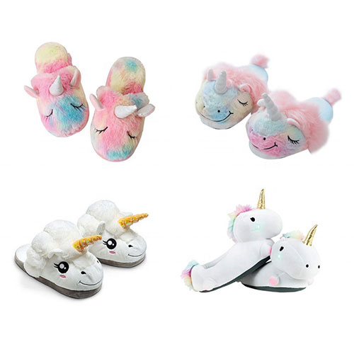 Creative decorative Plush baby animal Sequins unicorn pillow for children gifts