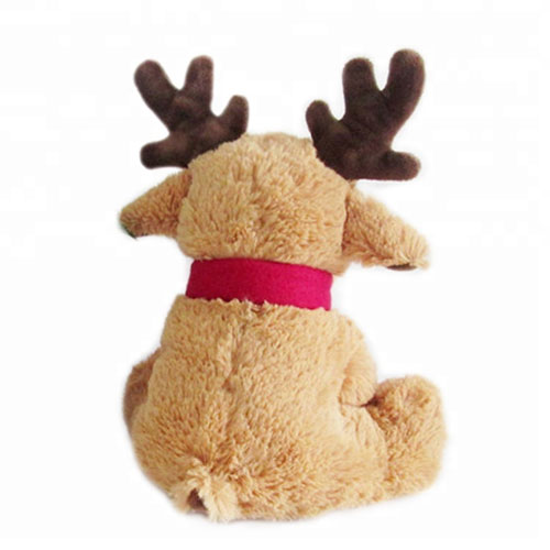 Fashionable Promotional Christmas Reindeer Plush Stuffed Baby Toy 