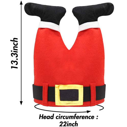 Xmas Holiday Comfort Mini Christmas decorating Novelty Santa Hat for christmas decoration