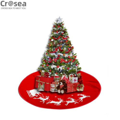 Christmas sequin Tree Skirt 18.5 Inches Polyester Party Holiday Decoration