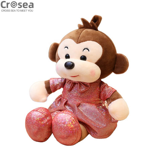 CE Audited OEM 12 Inch Super SOFT Plush Stuffed Monkey toy 