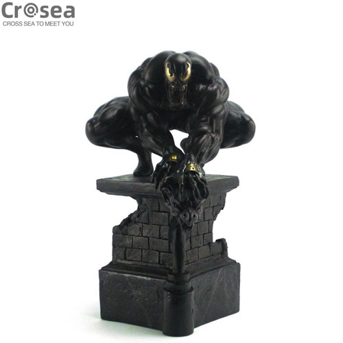 High quality Venom Movable Hand-held Venom Model Resin Statue Collection Toy with box