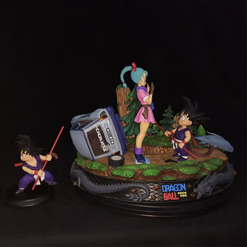 Wholesale Customized Dragon Ball Diorama Resin Sculpture For Decoration