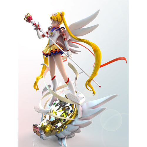 Custom Made 1/4 Sailor Moon USAGI Pretty Soldier Resin Sculpture