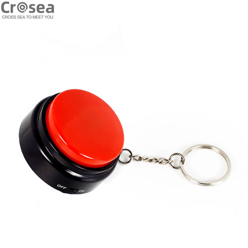 Music recording sound talking button key chain