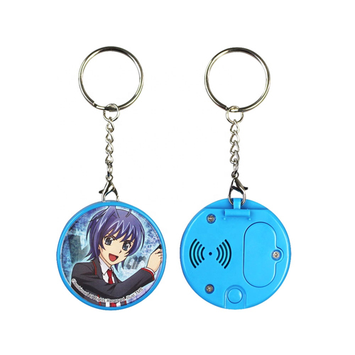 Hot Selling In Japan Market Custom Message Recording Sound Effect Keychain Recordable Keyachain