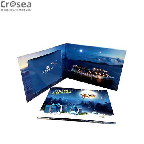 Top selling video greeting card with music card for all occasion
