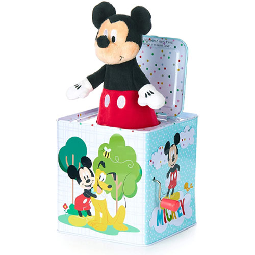 Disney Baby Mickey Mouse Jack-in-The-Box Musical Toy for Babies