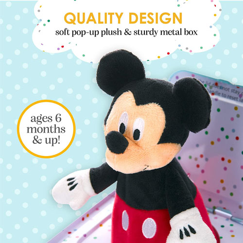 Disney Baby Mickey Mouse Jack-in-The-Box Musical Toy for Babies