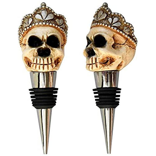 Wine Stopper Skull Witch Hats Red Wine Bottle Cap Stopper Fresh Wine Keeper Champagne Cork Stopper Kitchen Bar Tools