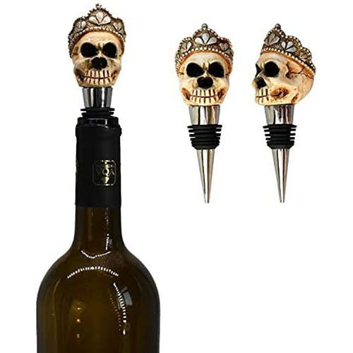 Wine Stopper Skull Witch Hats Red Wine Bottle Cap Stopper Fresh Wine ...