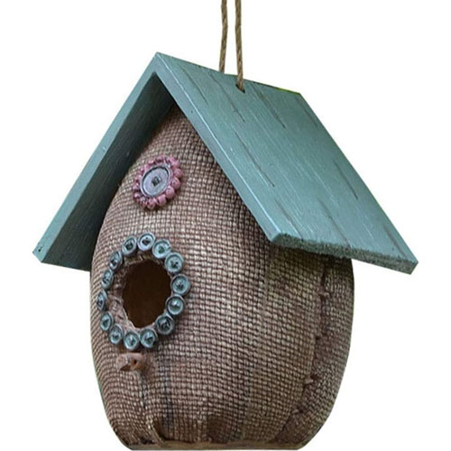 Bird House Bird Houses for Outside Outdoor Resin Birdhouse Hanging Bird House Resin Garden Courtyard Decorations 